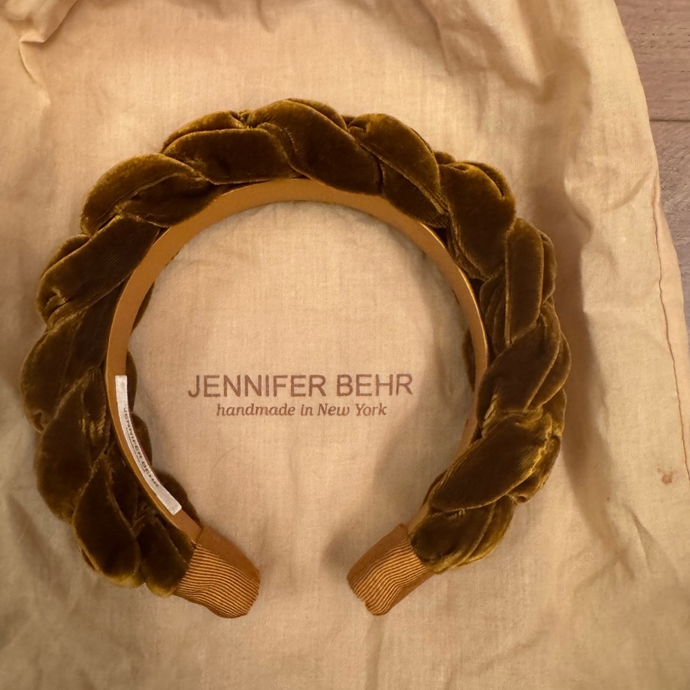 Jennifer Behr brown Velvet Headband